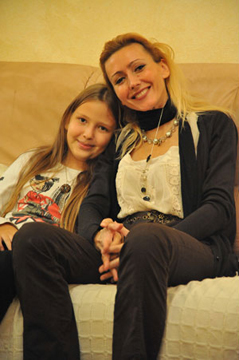 Eva et sa maman