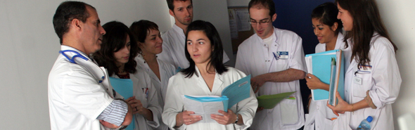 Médecin et internes