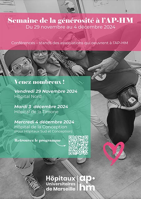 illustration de l'affiche de la semaine de la générosité