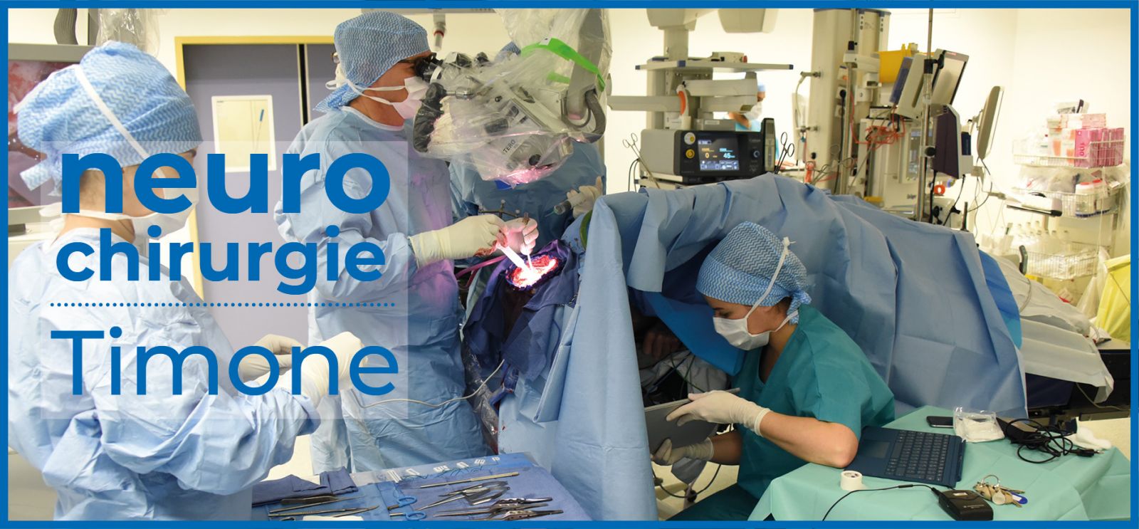 Lien vers le mini-site Internet Neurochirurgie Timone