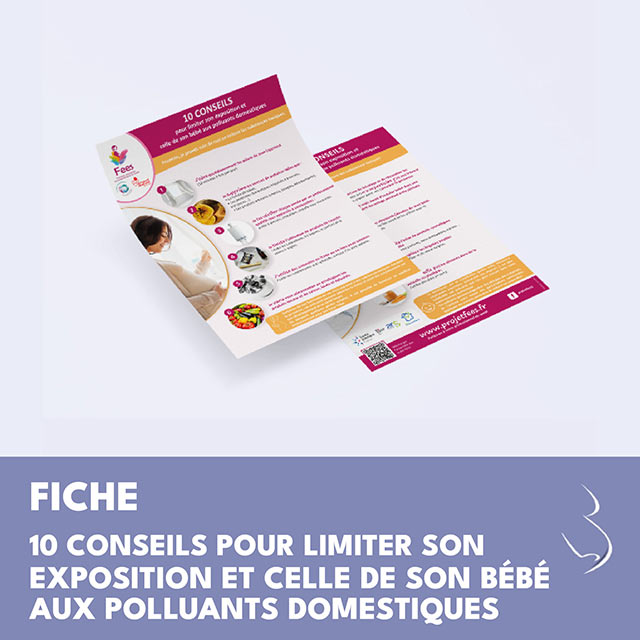 illustration de la fiche conseil de prévention au expositions aux pollunats domestiques