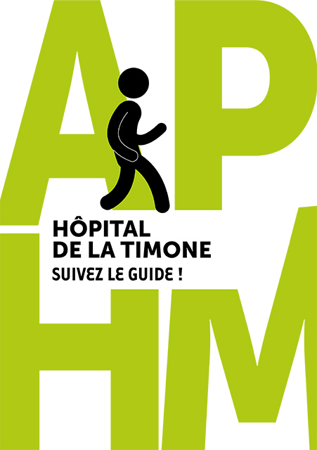 Illustration de la couverture du guide de l'hôpital Conception Marseille, pour les patients
